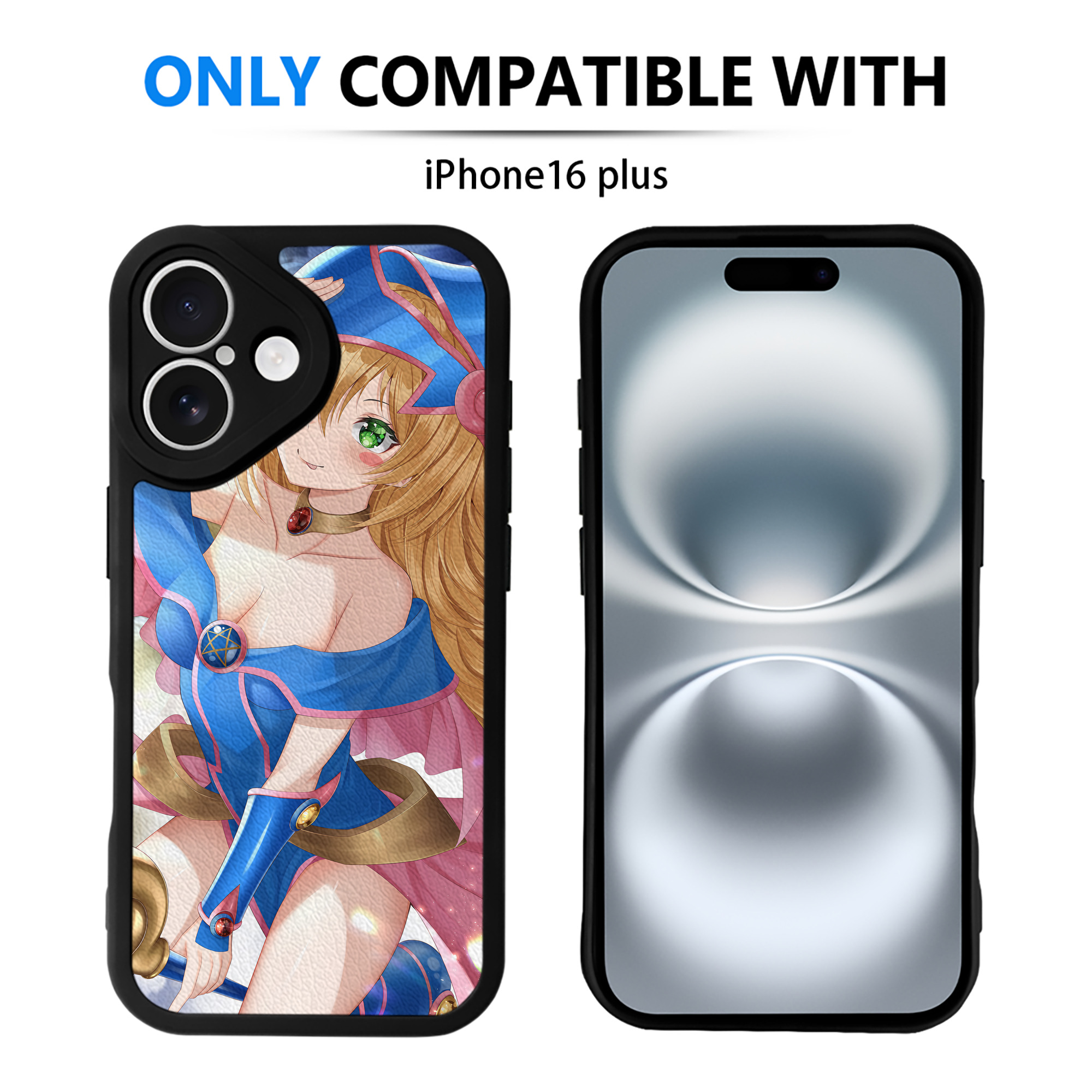 （画像用） 遊☆戯☆王 Yu-Gi-Oh! 【iPhone 16シリーズ対応】シリコンスマホケース（レザー調） 材質：シリコン